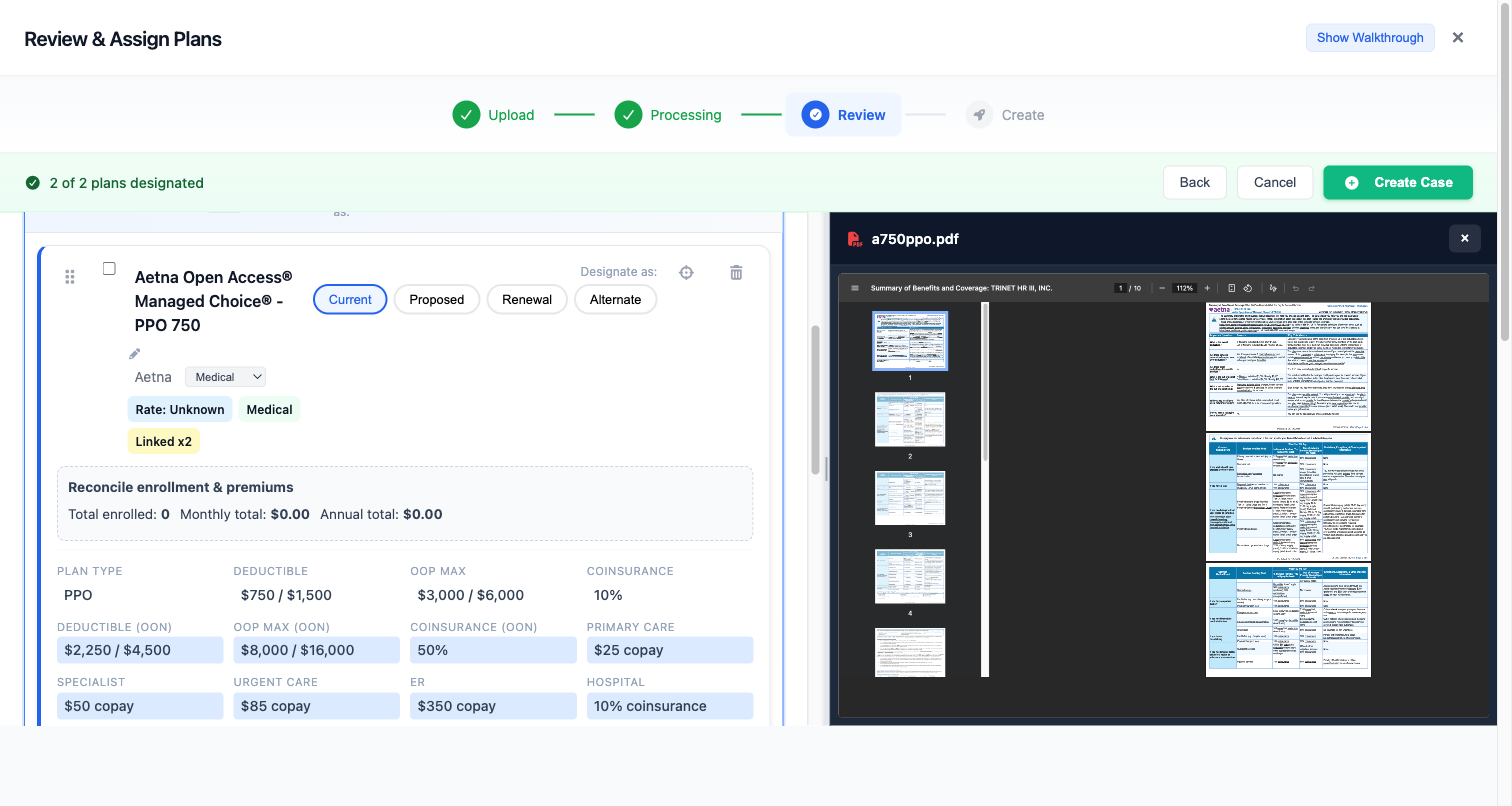 Review Extracted Data