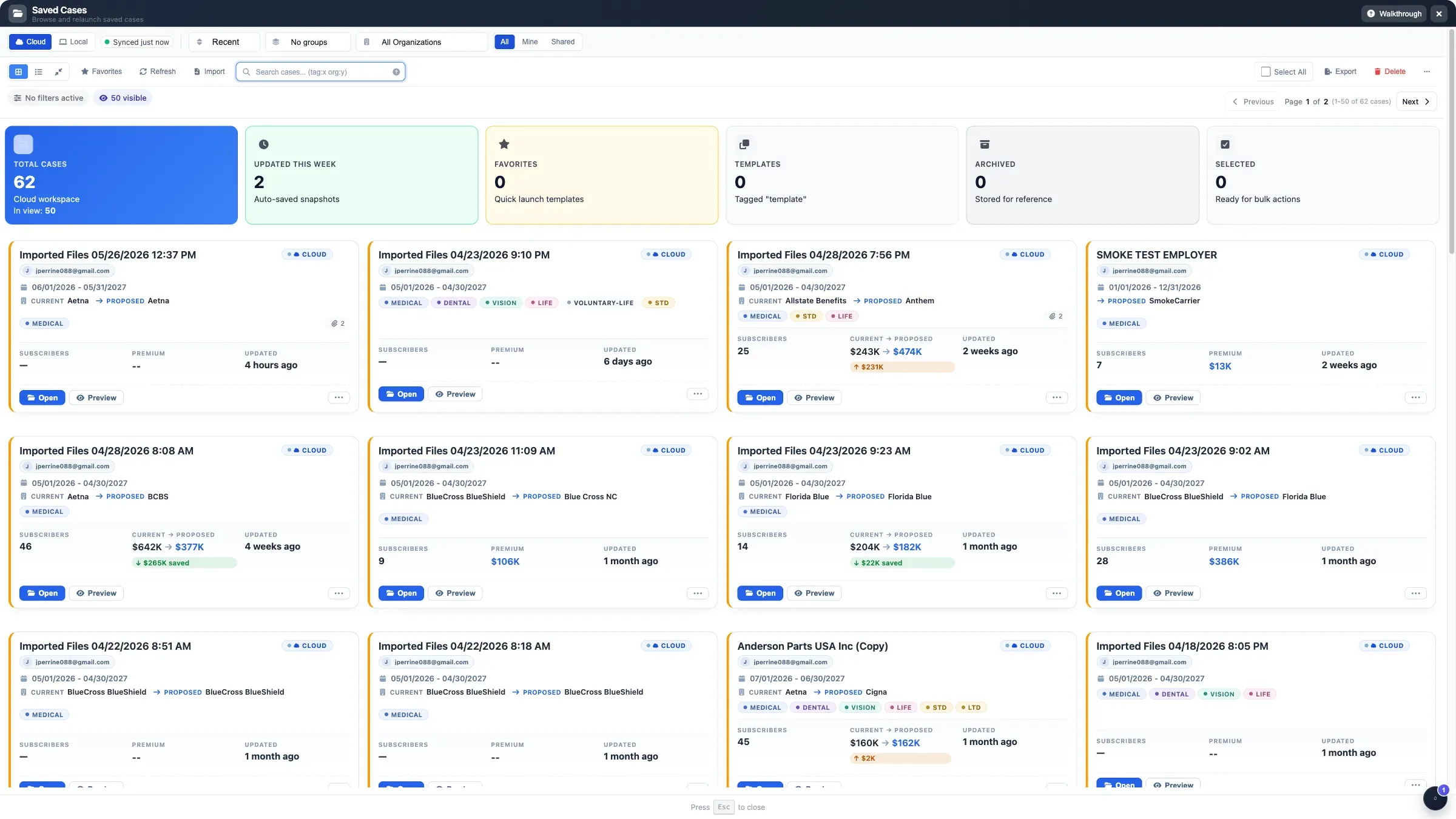 Case Library & Cloud Sync feature preview