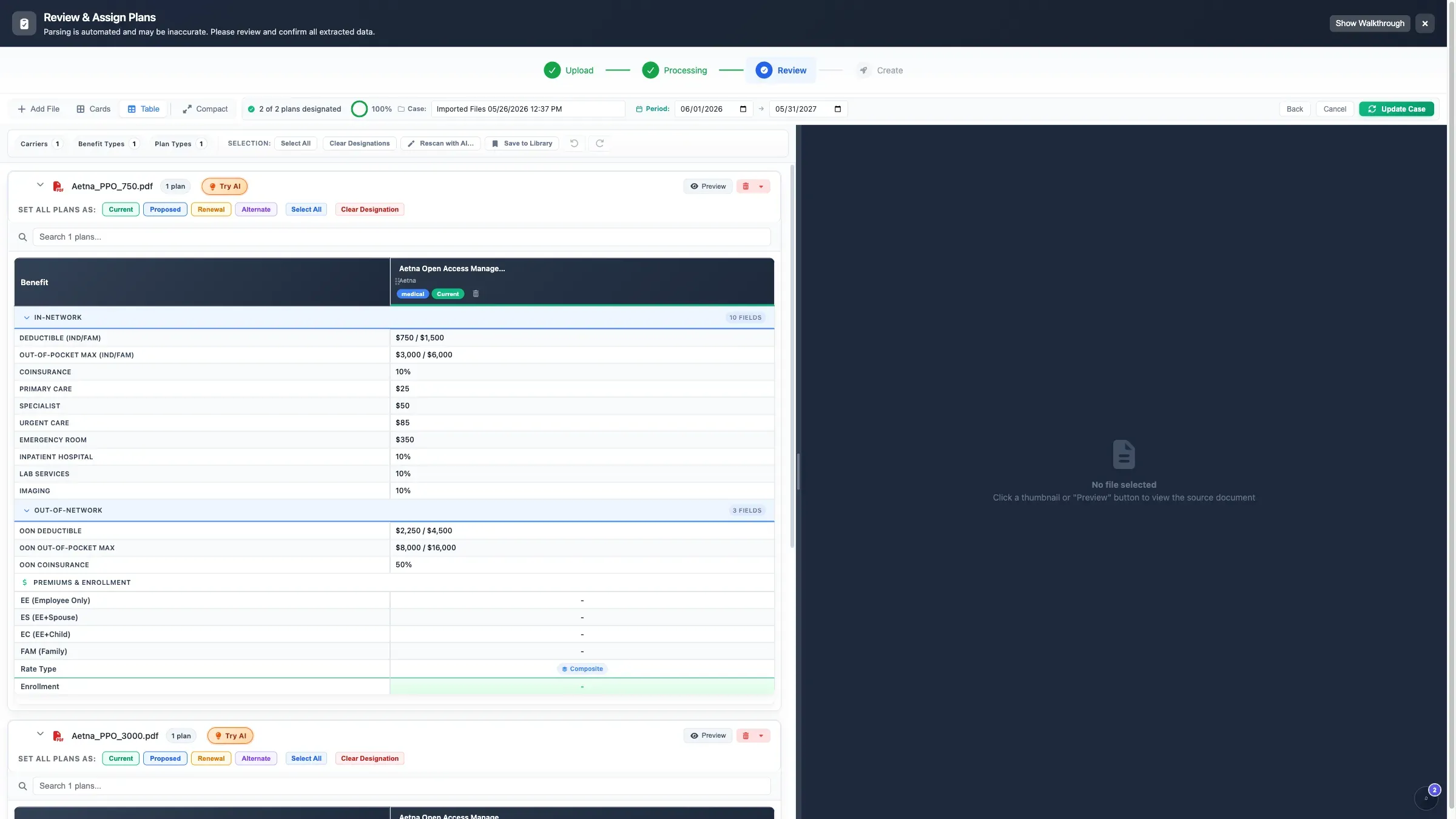 Invoice Analysis feature preview
