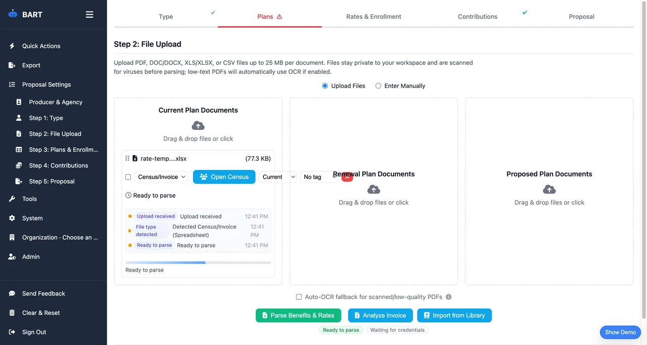 5-Step Benefit Proposal Workflow: From Upload to Presentation
