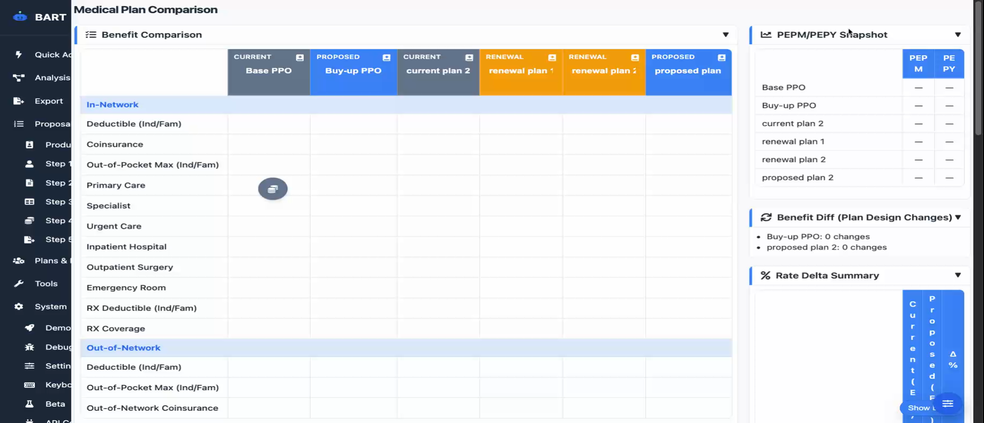 Contribution modeling interface
